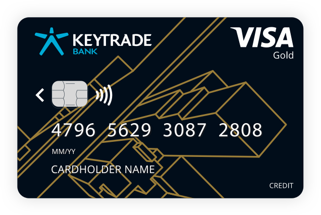 Keytrade carte Visa Gold